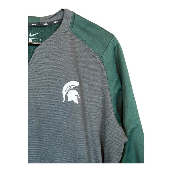 Nike Mens Michigan State Spartans Lightweight Coaches Jacket Pullover L Athletic - Picture 3 of 7
